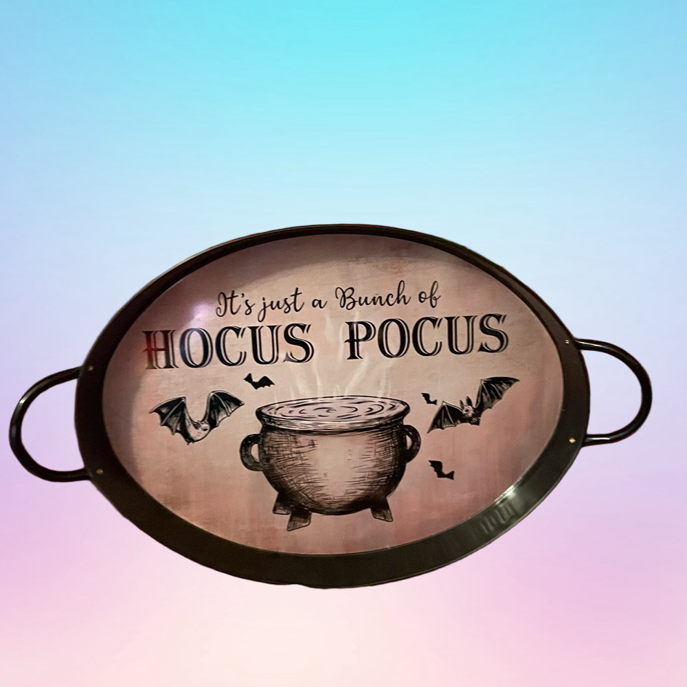HALLOWEEN “It’s Just a Bunch of Hocus Pocus” Tin Tray